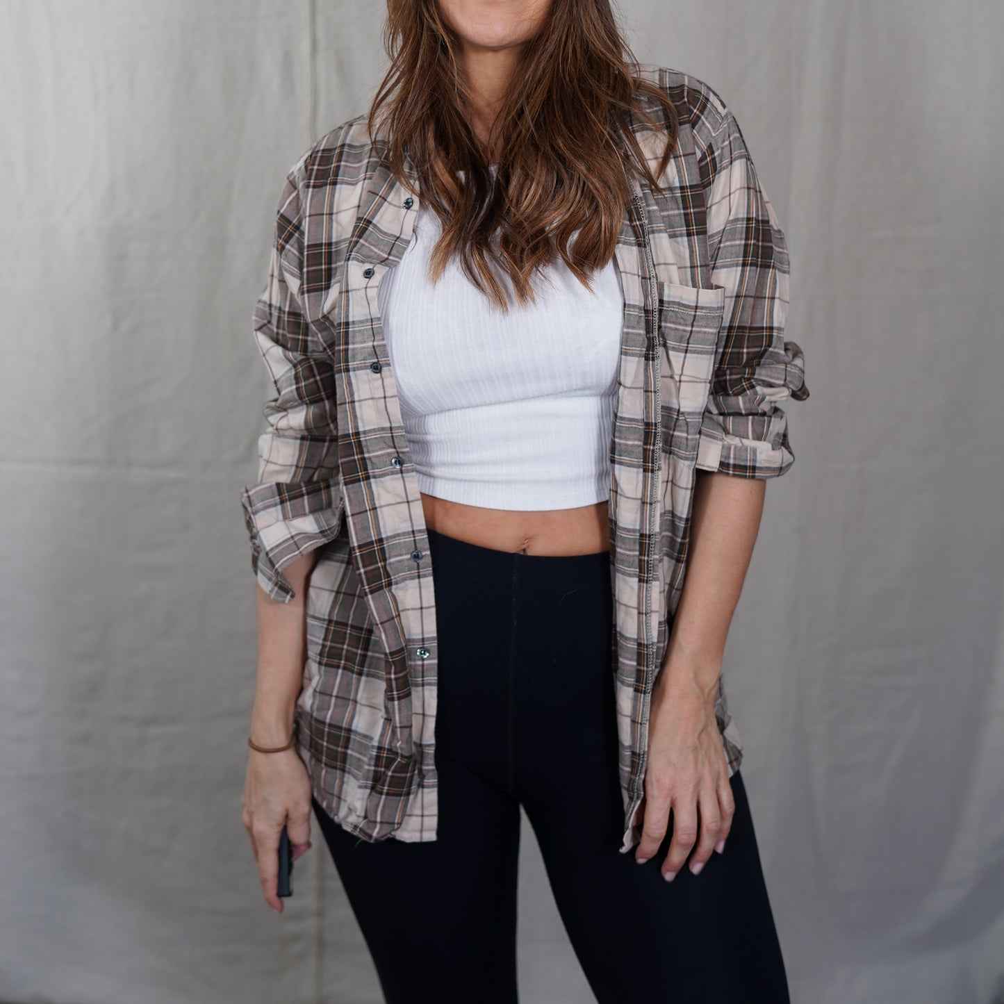 Vintage Viyella Plaid Shirt Made in England Flannel
