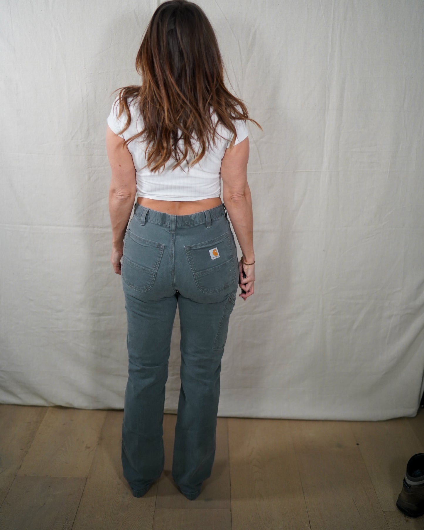 Vintage Faded Carhartt Work Wear Pant Sage