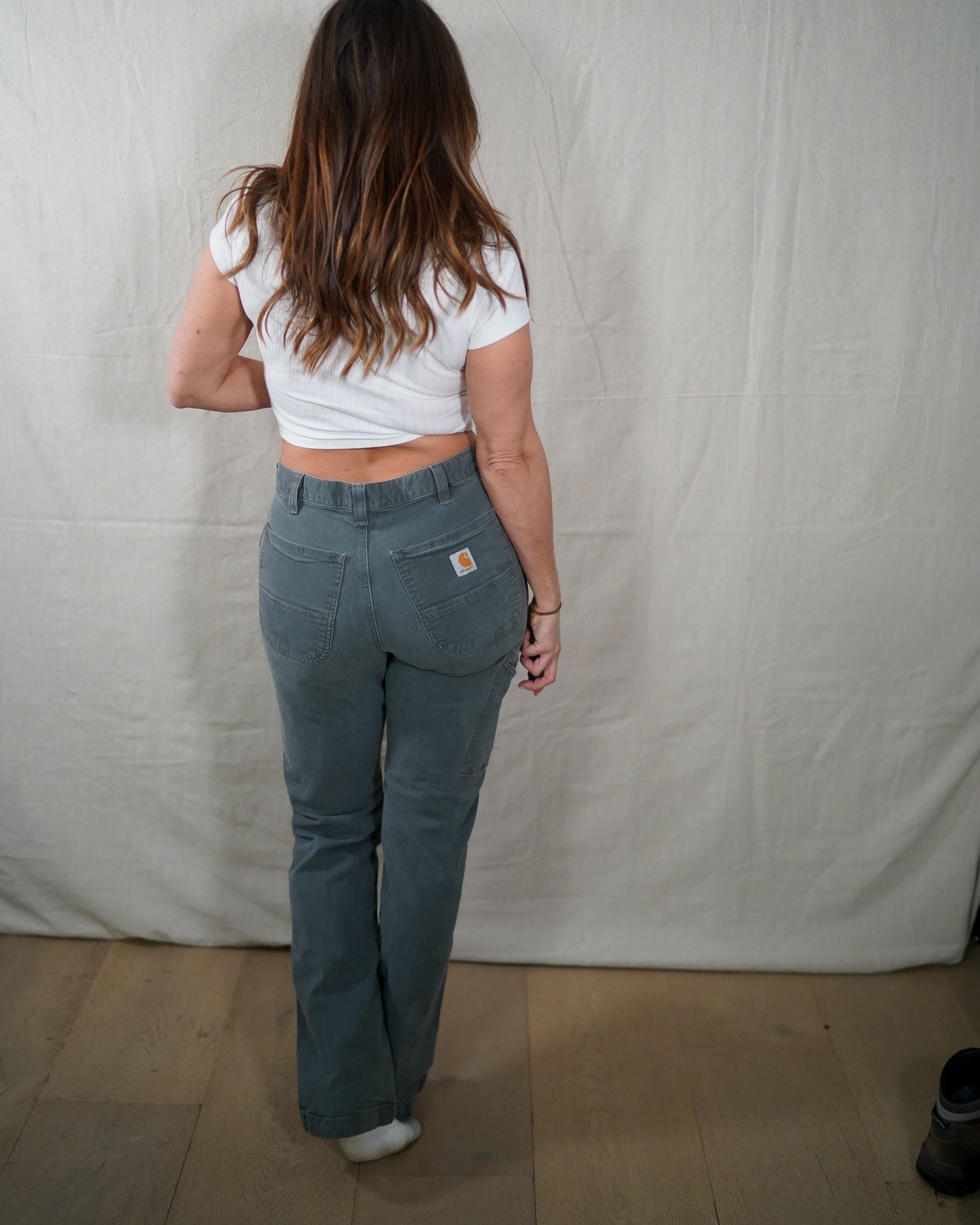 Vintage Faded Carhartt Work Wear Pant Sage