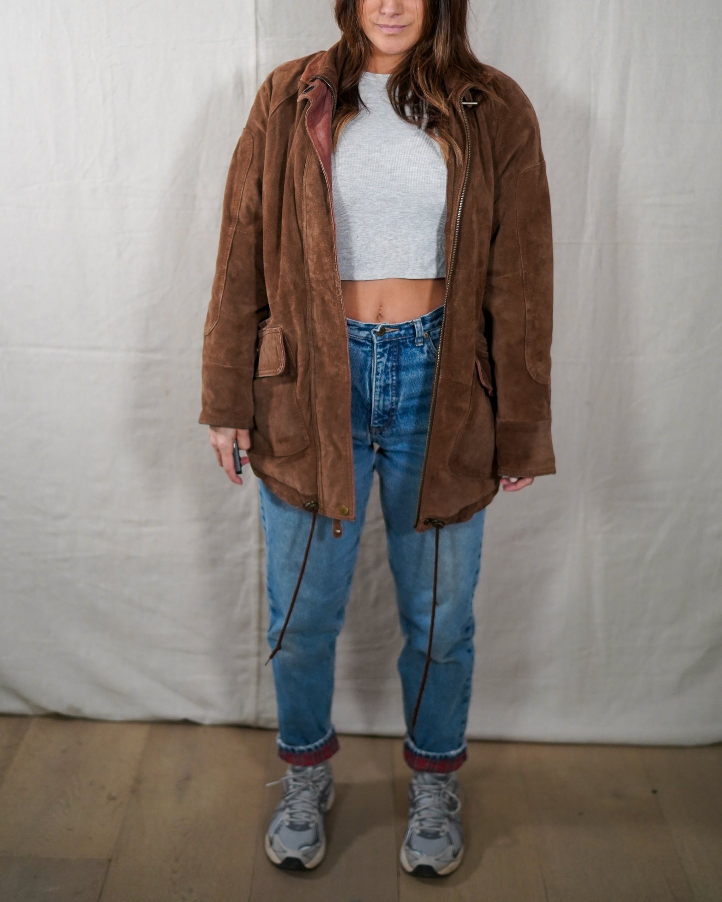 Vintage Chocolate Suede Trail Jacket