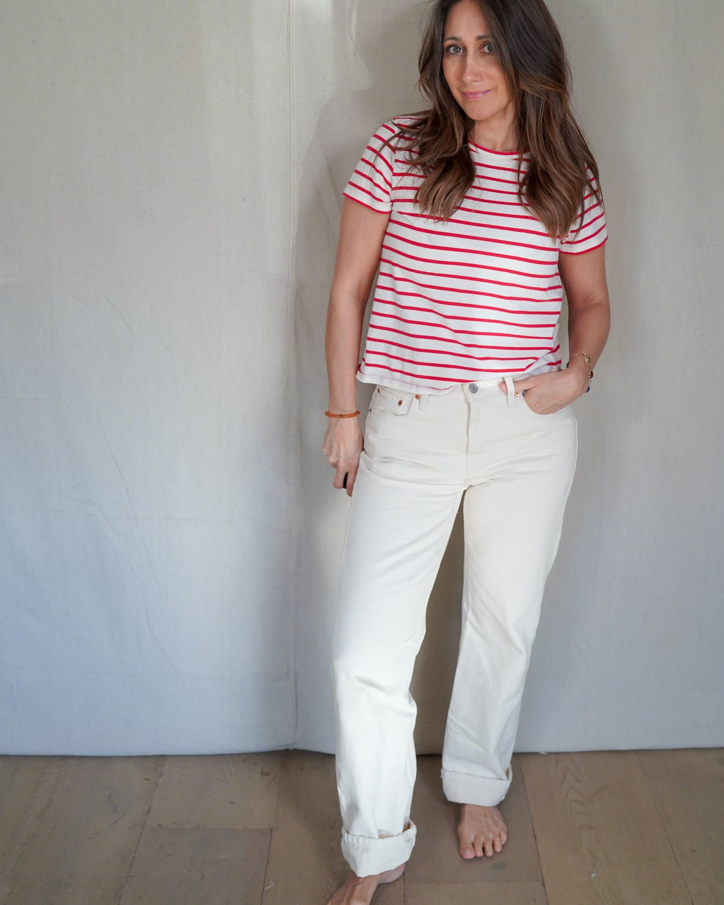 Amour Vert Organic Cotton Breton Tee