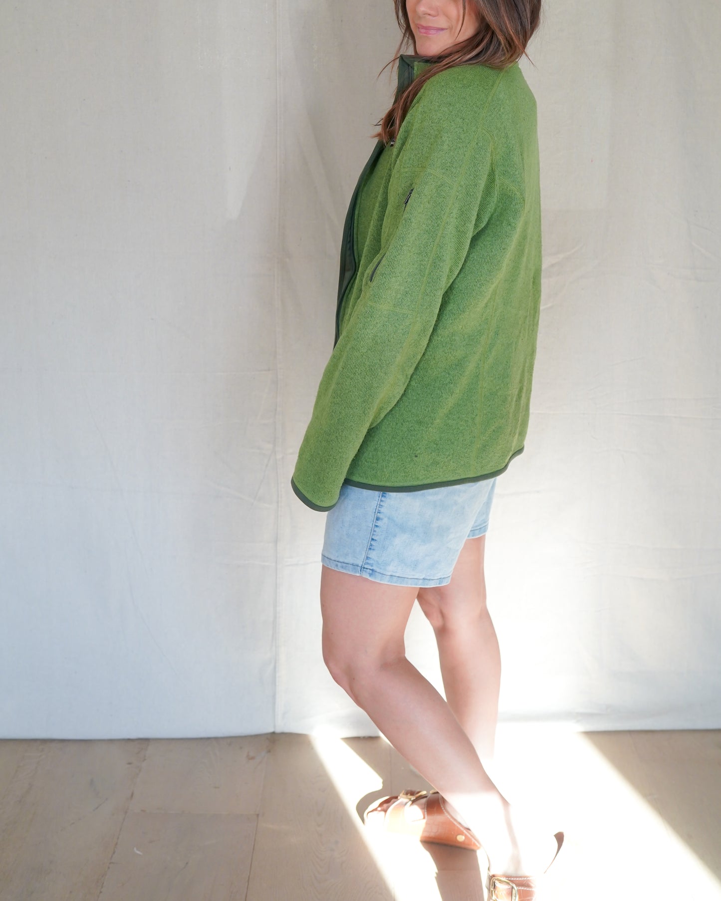 Patagonia Green Fleece Zip Jacket