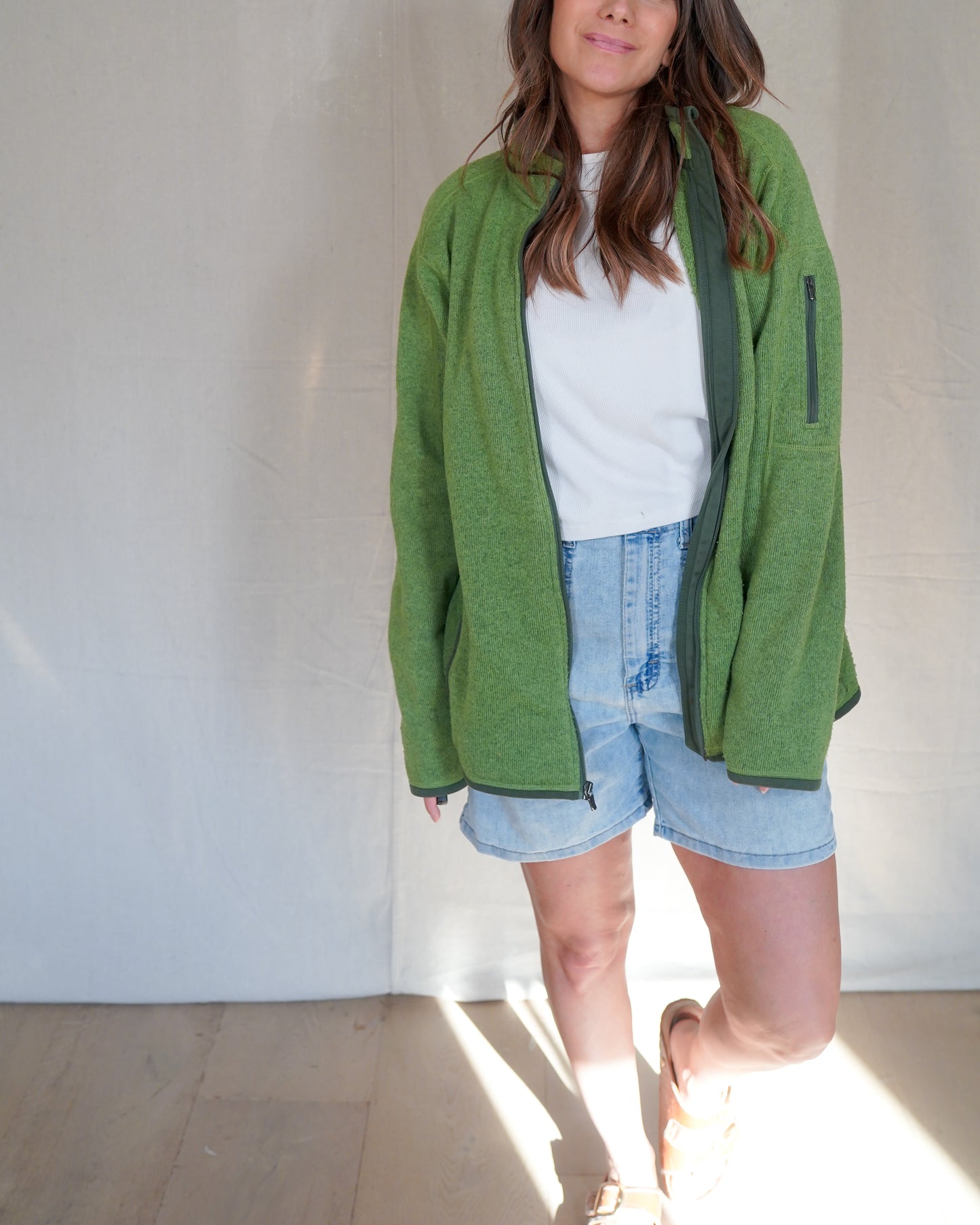 Patagonia Green Fleece Zip Jacket