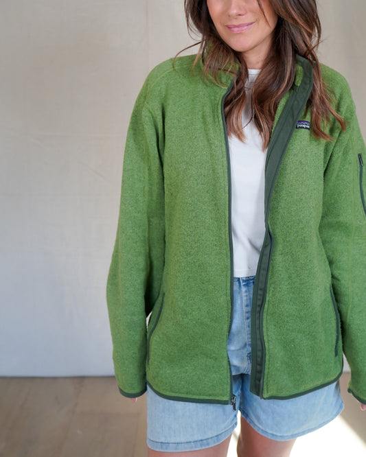 Patagonia Green Fleece Zip Jacket