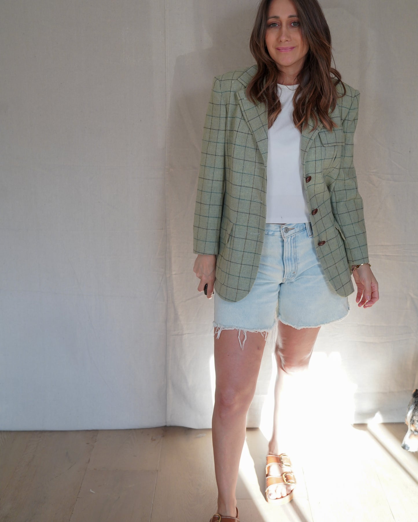 Lauren Ralph Lauren Wool Windowpane Blazer