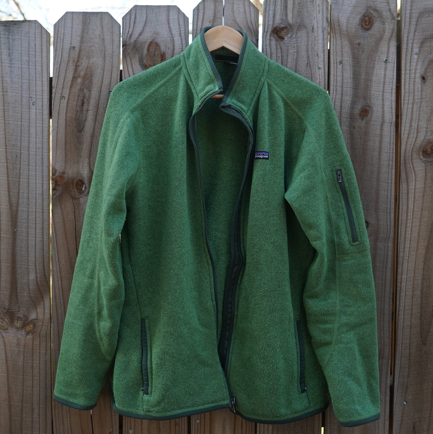 Patagonia Green Fleece Zip Jacket