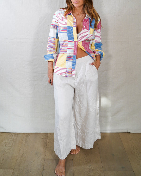 Les Umes 100% Linen Wide Leg Pants