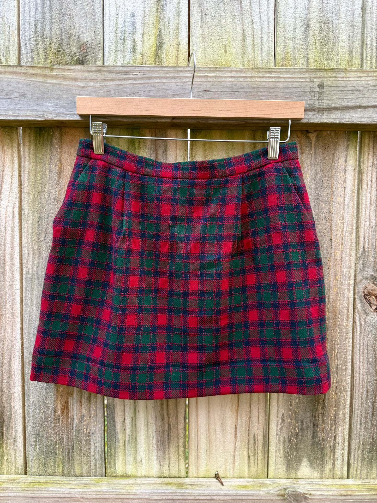 Reworked Vintage Pendleton Wool Plaid Mini — M