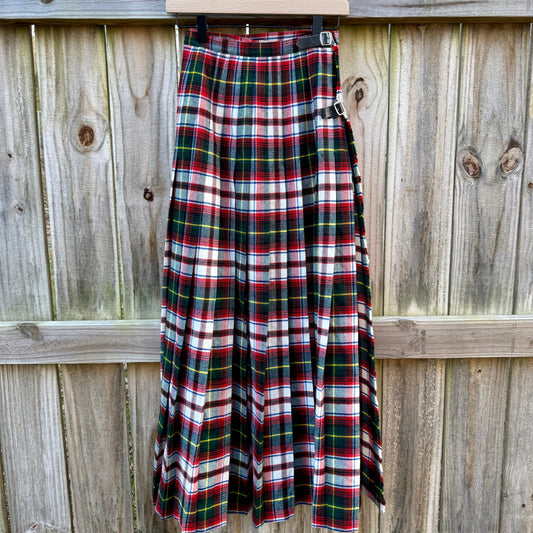 Vintage Scotch House Tartan Maxi Wrap (XS)