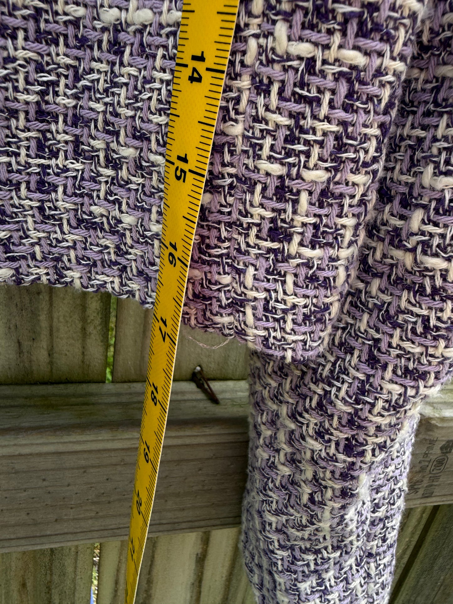 Zara Lilac Bouclé Tweed Skirt Set | Cropped Jacket | Chanel Inspired Lavender Co-Ord | Quiet Luxury | Size Small