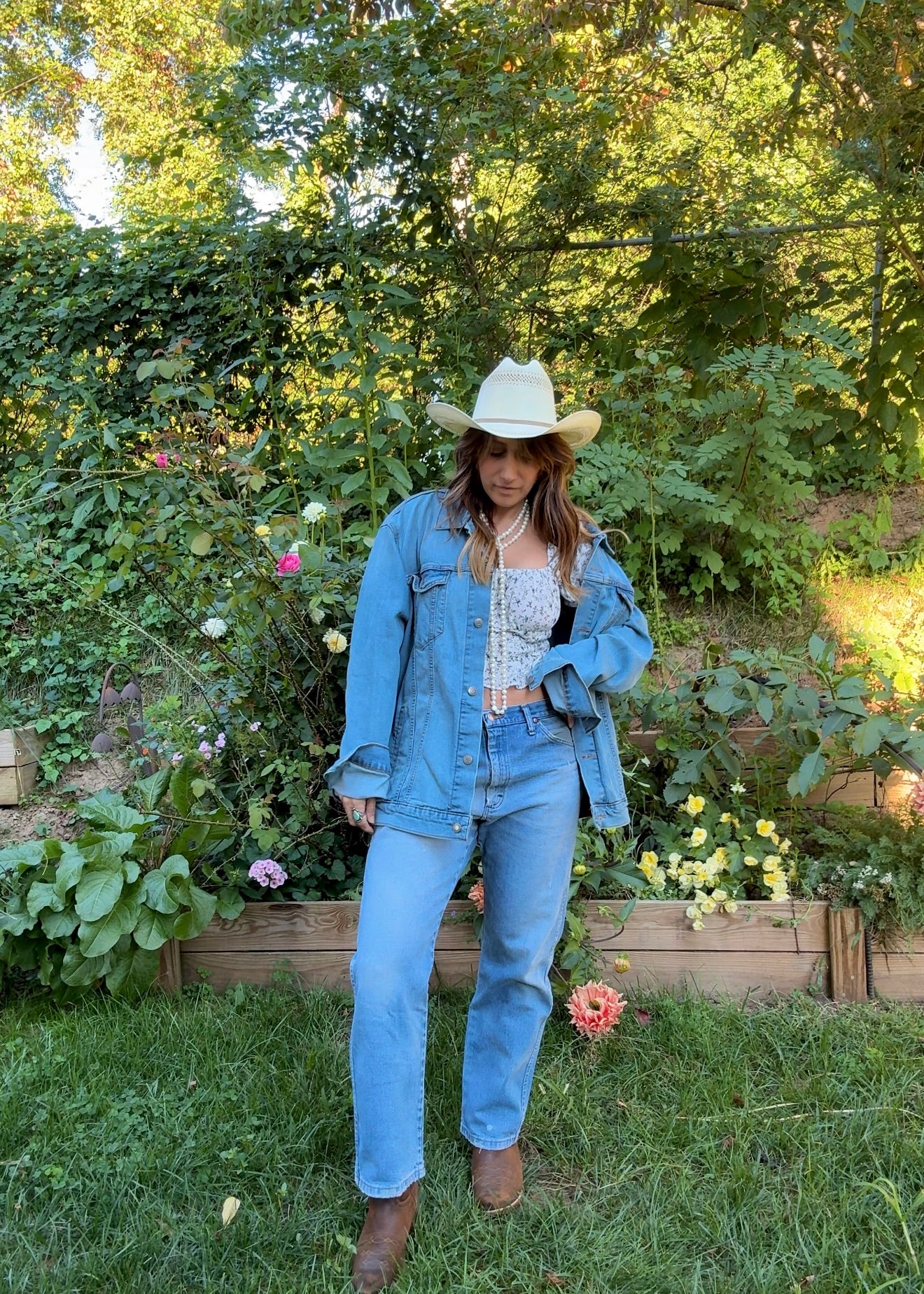 Vintage Levi’s Light Wash Oversized Denim Jacket