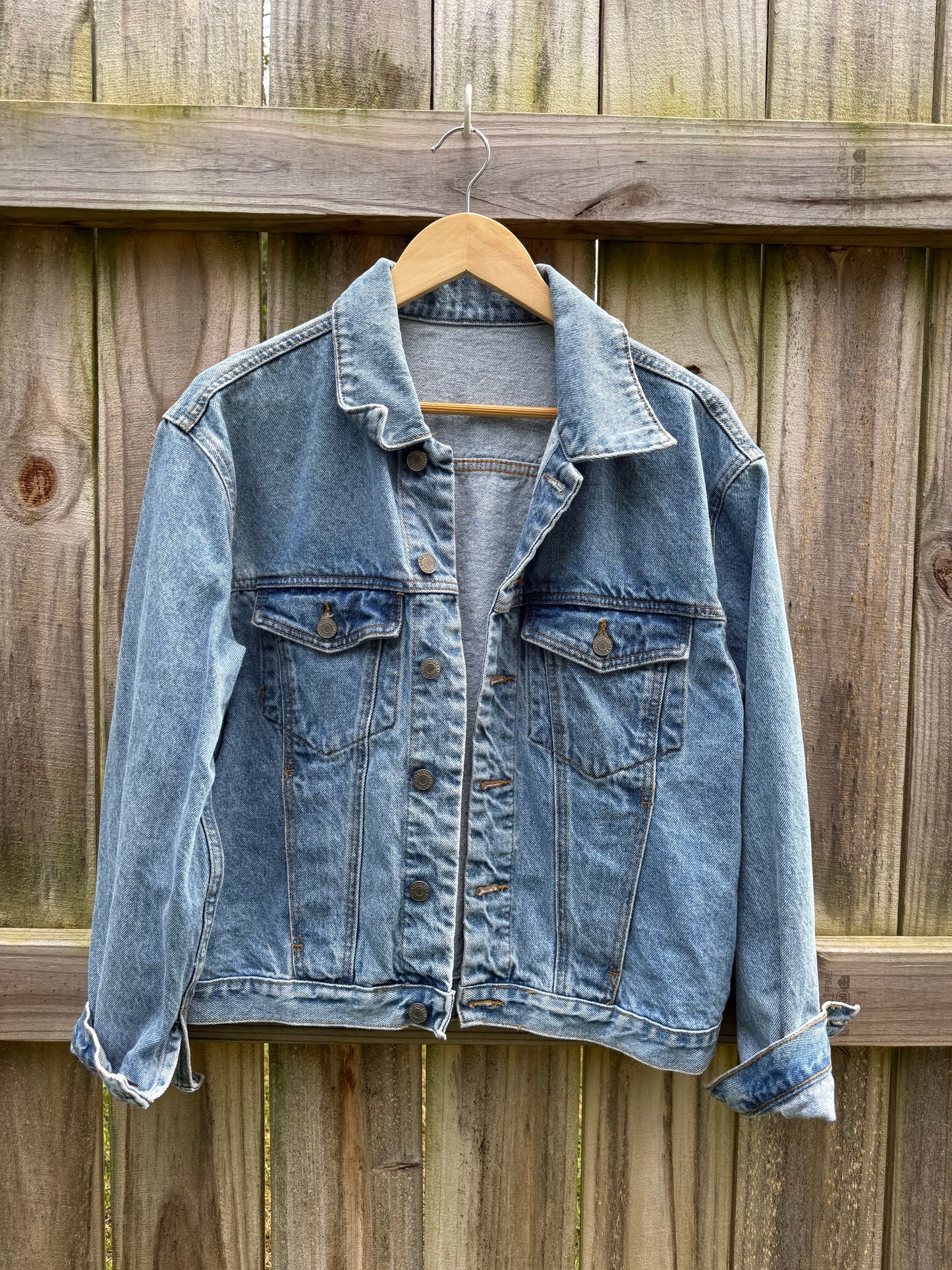 John Galt Vintage Denim Trucker Jacket