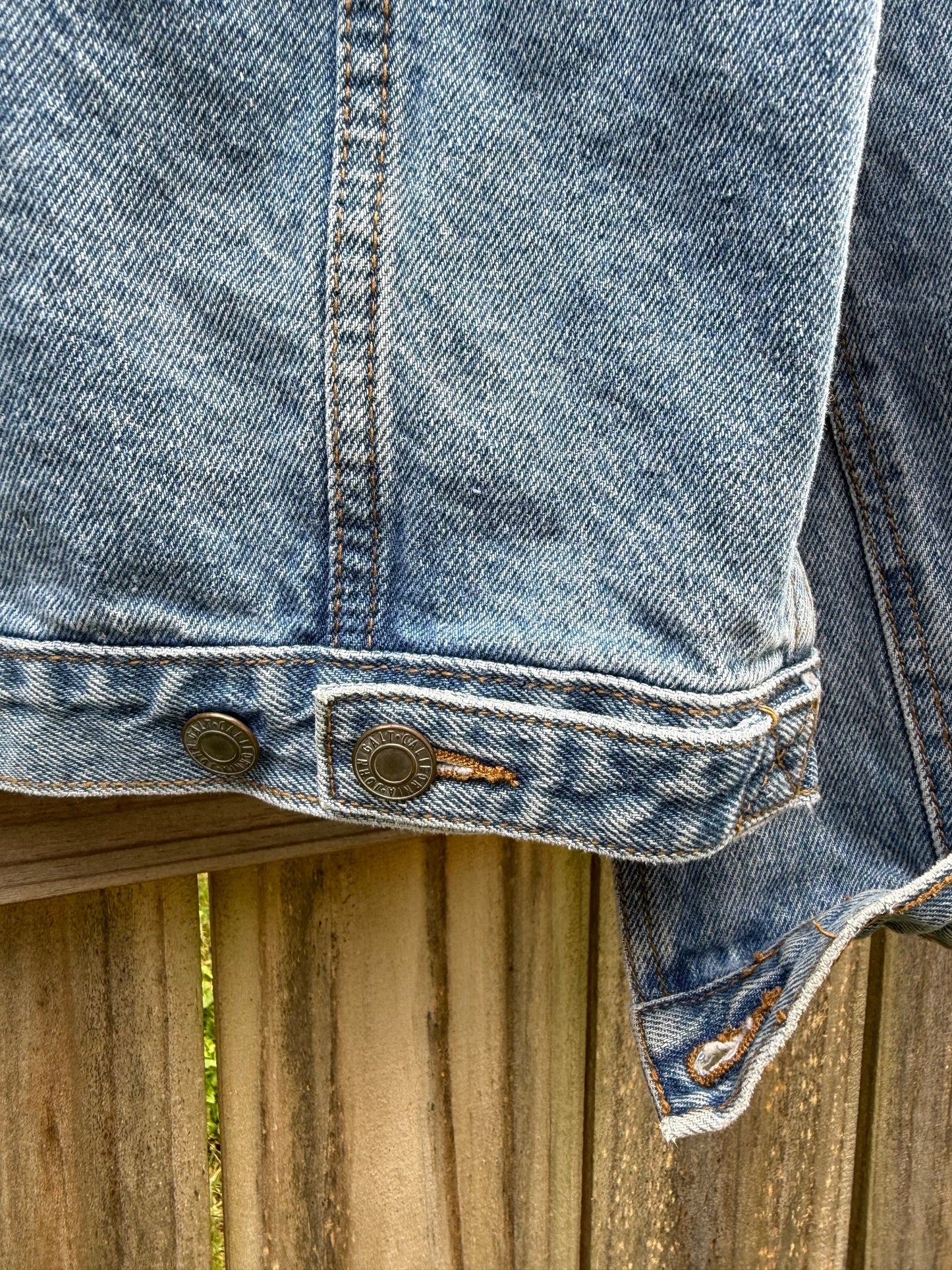 John Galt Vintage Denim Trucker Jacket