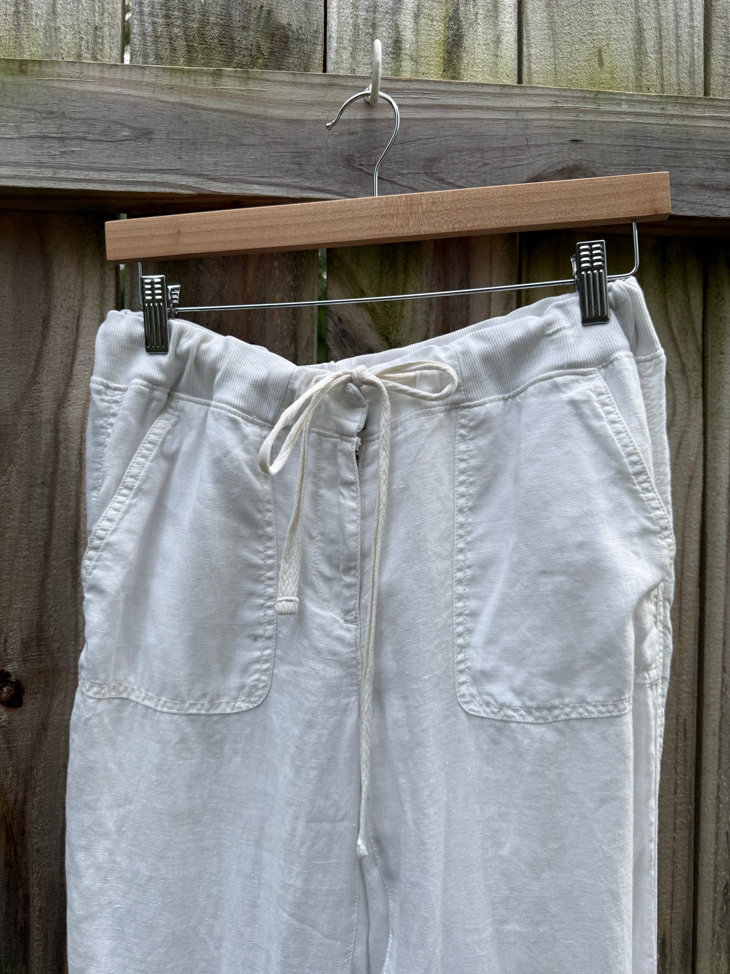 Lou & Grey Cream Drawstring Lounge Pant