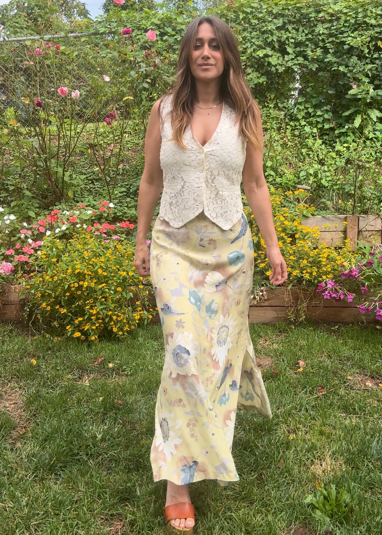 Cream Lace Waistcoat Vest – Coquette / Boho Luxe - Y2K Romance