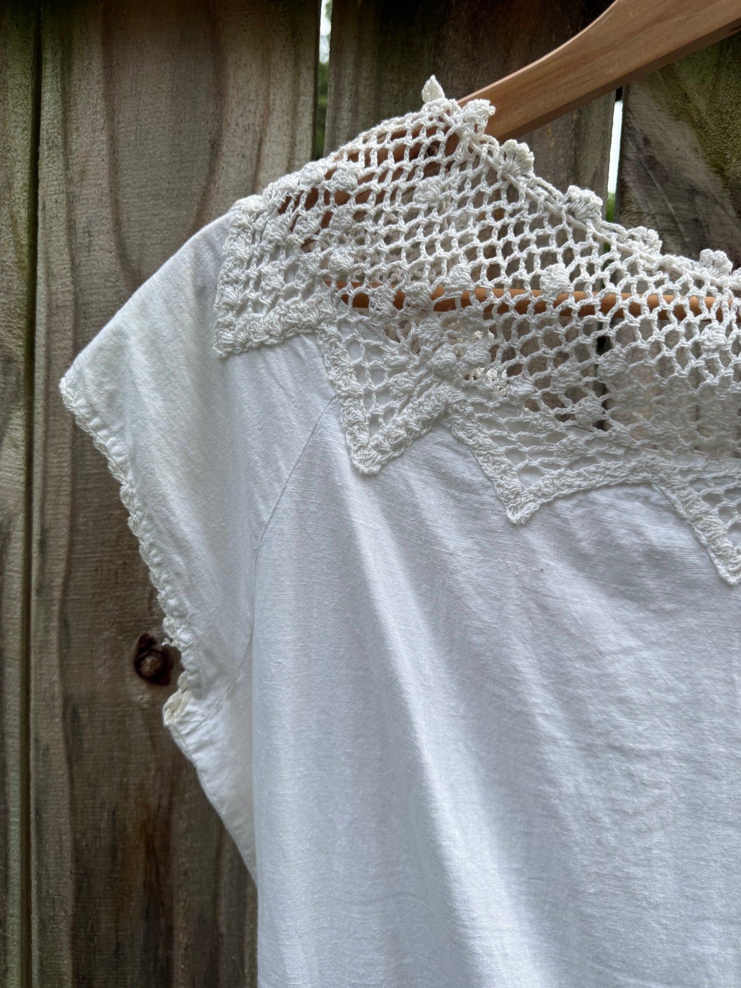 Vintage Plain Jane by Esprit Crochet Collar Dress