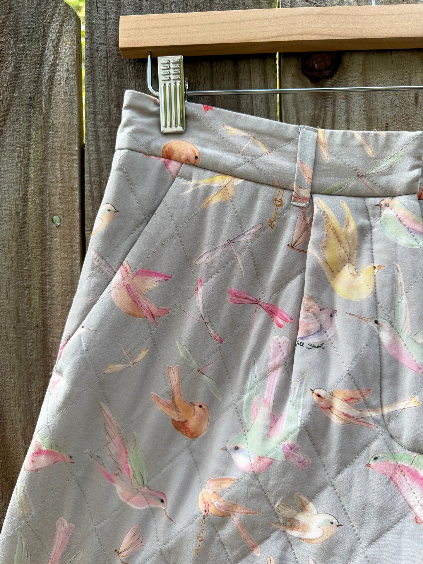 Jill Stuart Collection Quilted Bird Shorts