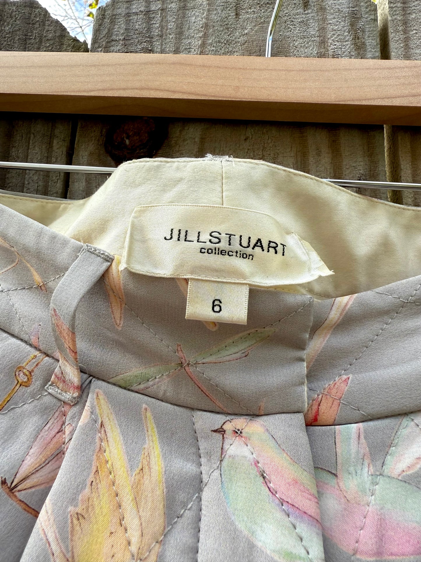 Jill Stuart Collection Quilted Bird Shorts