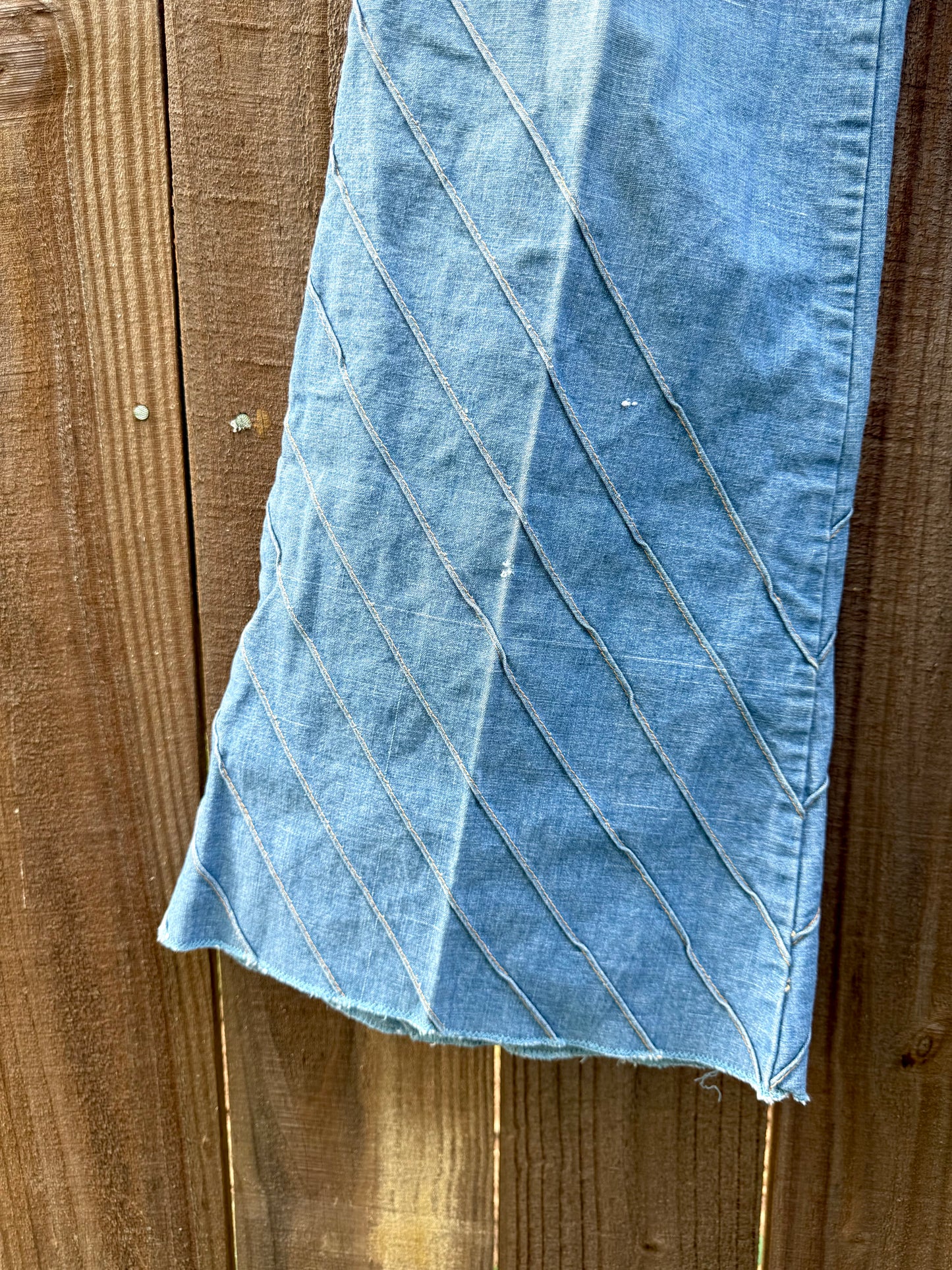 Vintage 70s Paneled Flare Jeans