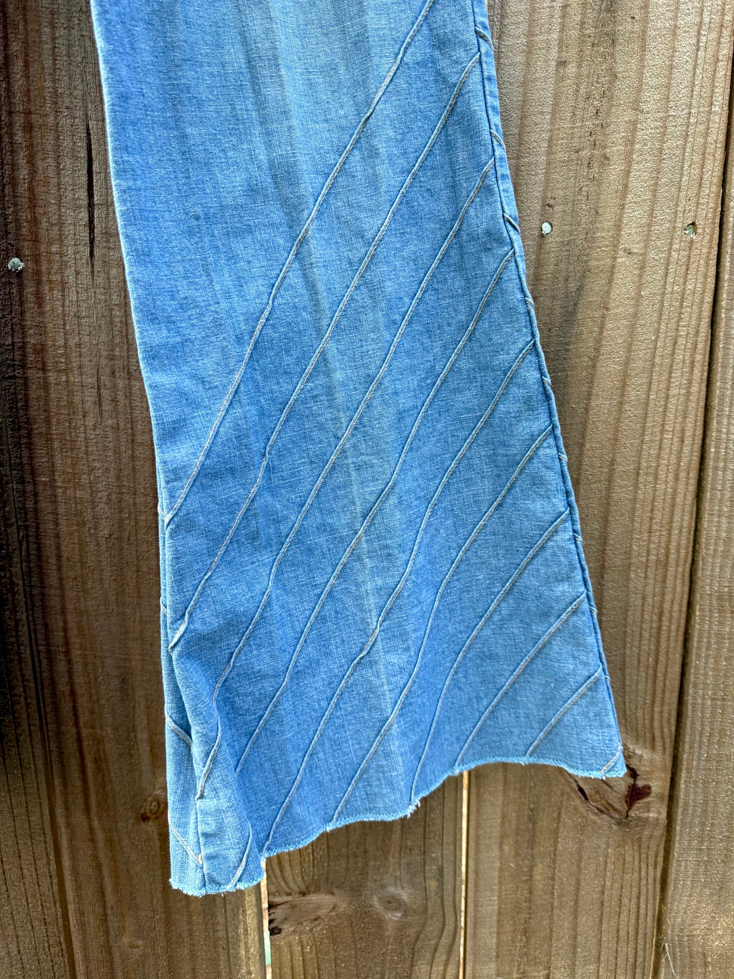 Vintage 70s Paneled Flare Jeans