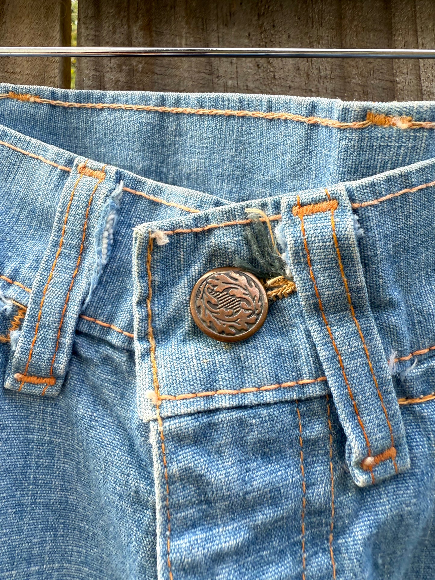 Vintage 70s Paneled Flare Jeans