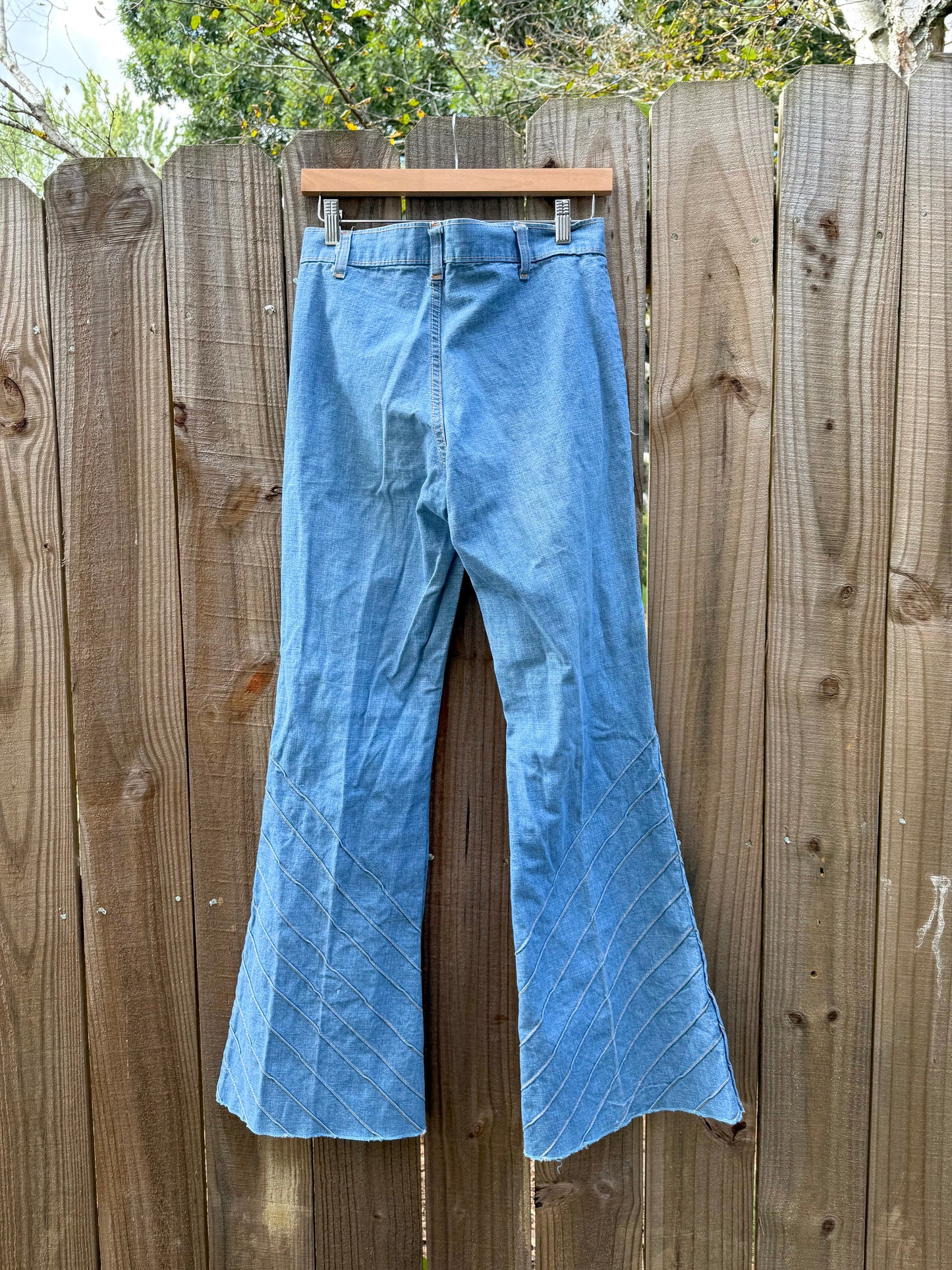 Vintage 70s Paneled Flare Jeans