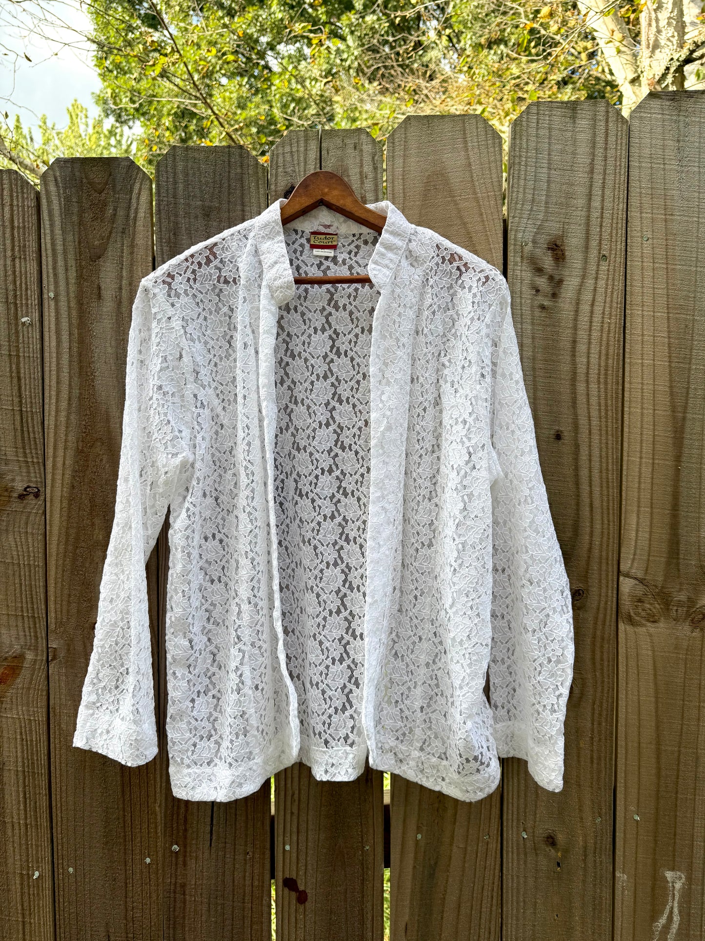 Vintage White Lace Layering Jacket