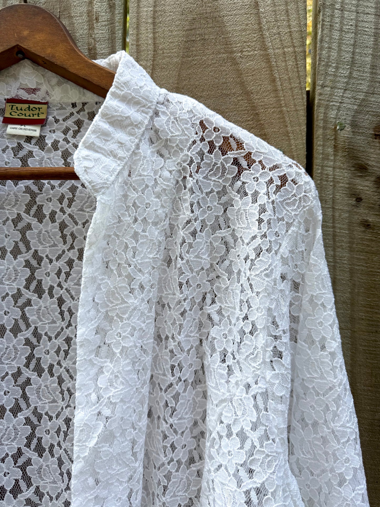 Vintage White Lace Layering Jacket