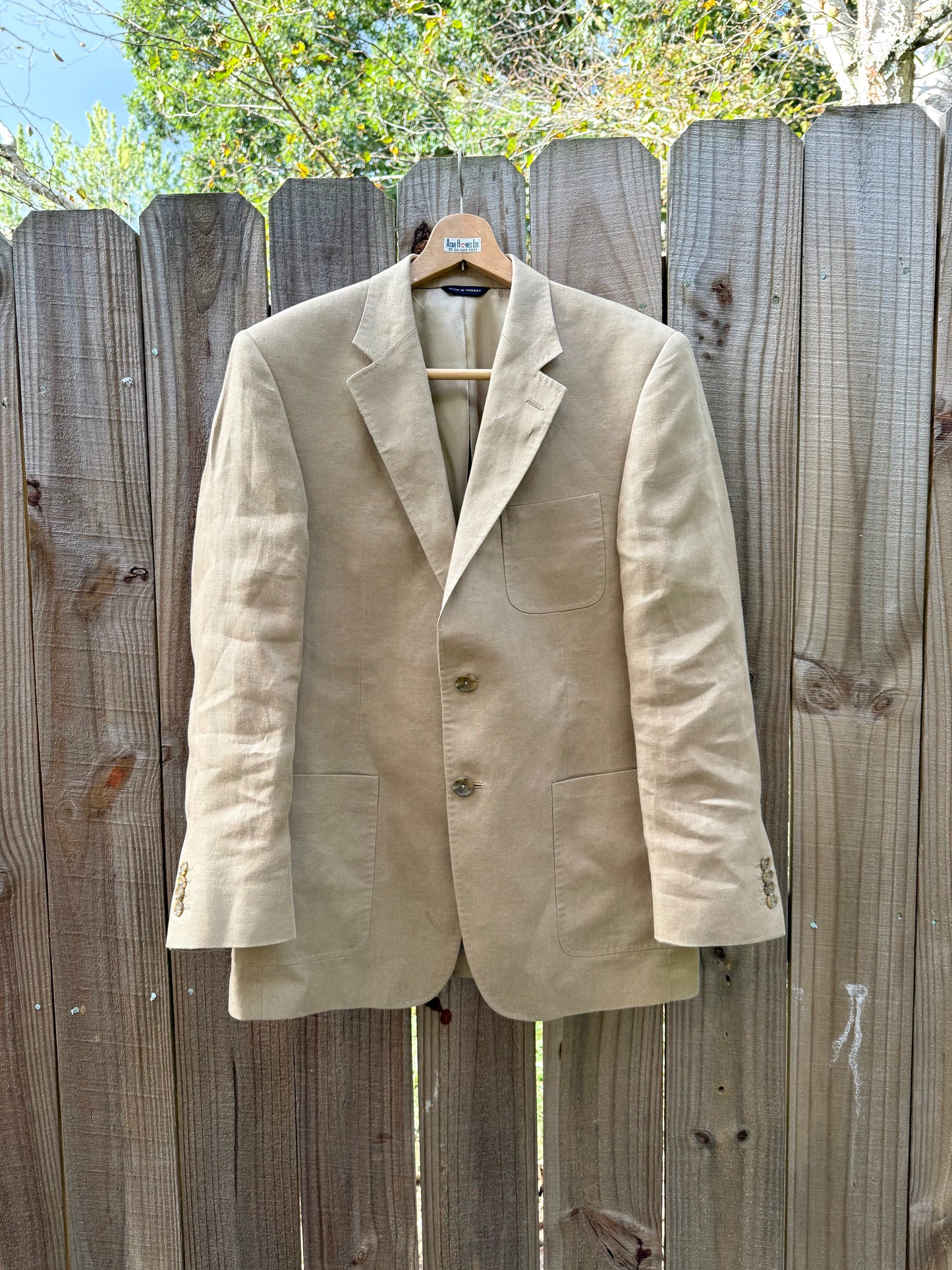 Slouchy Linen Borrowed Menswear Blazer