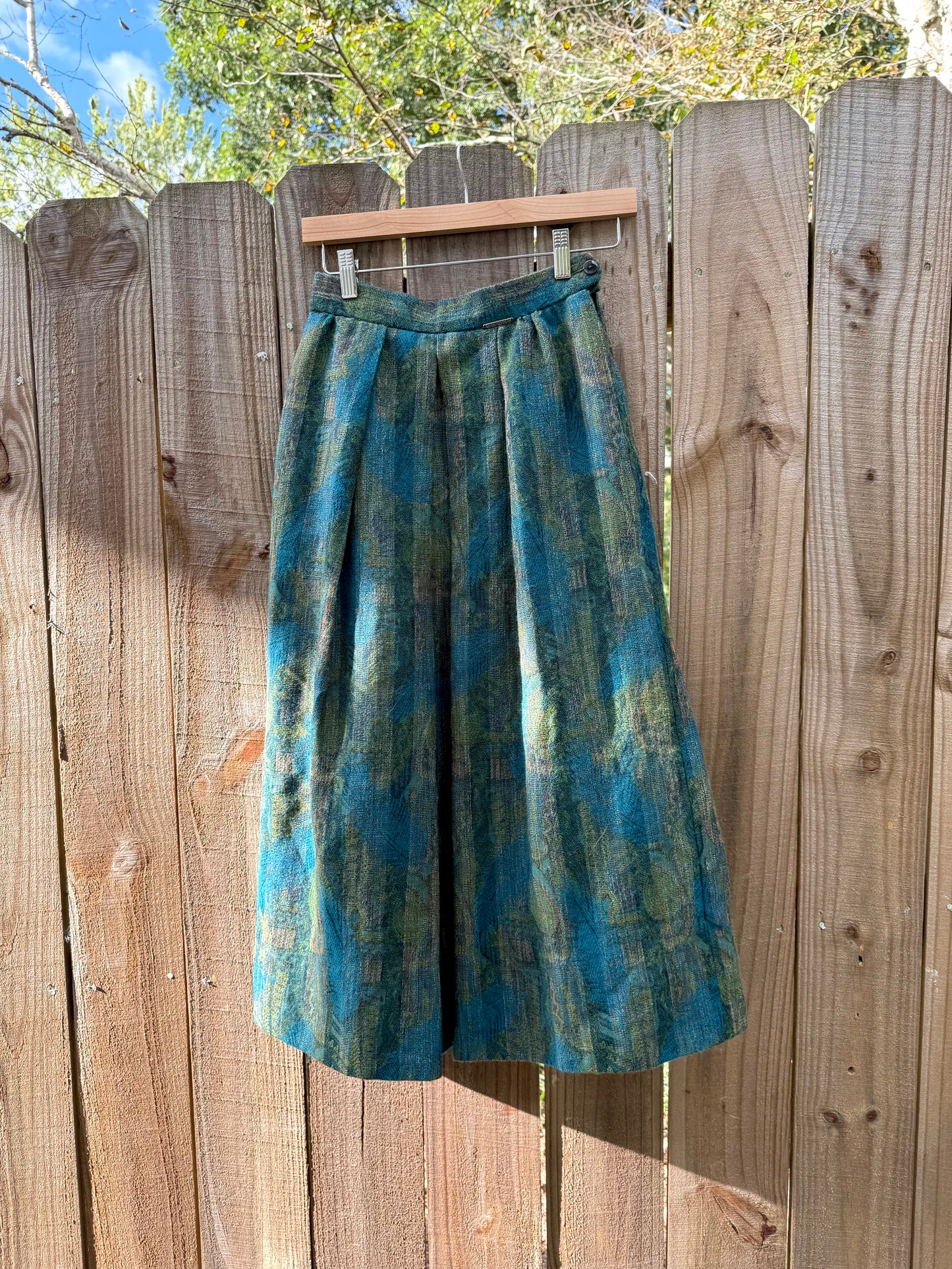 Vintage Geiger Wool Midi Skirt – Austrian Made