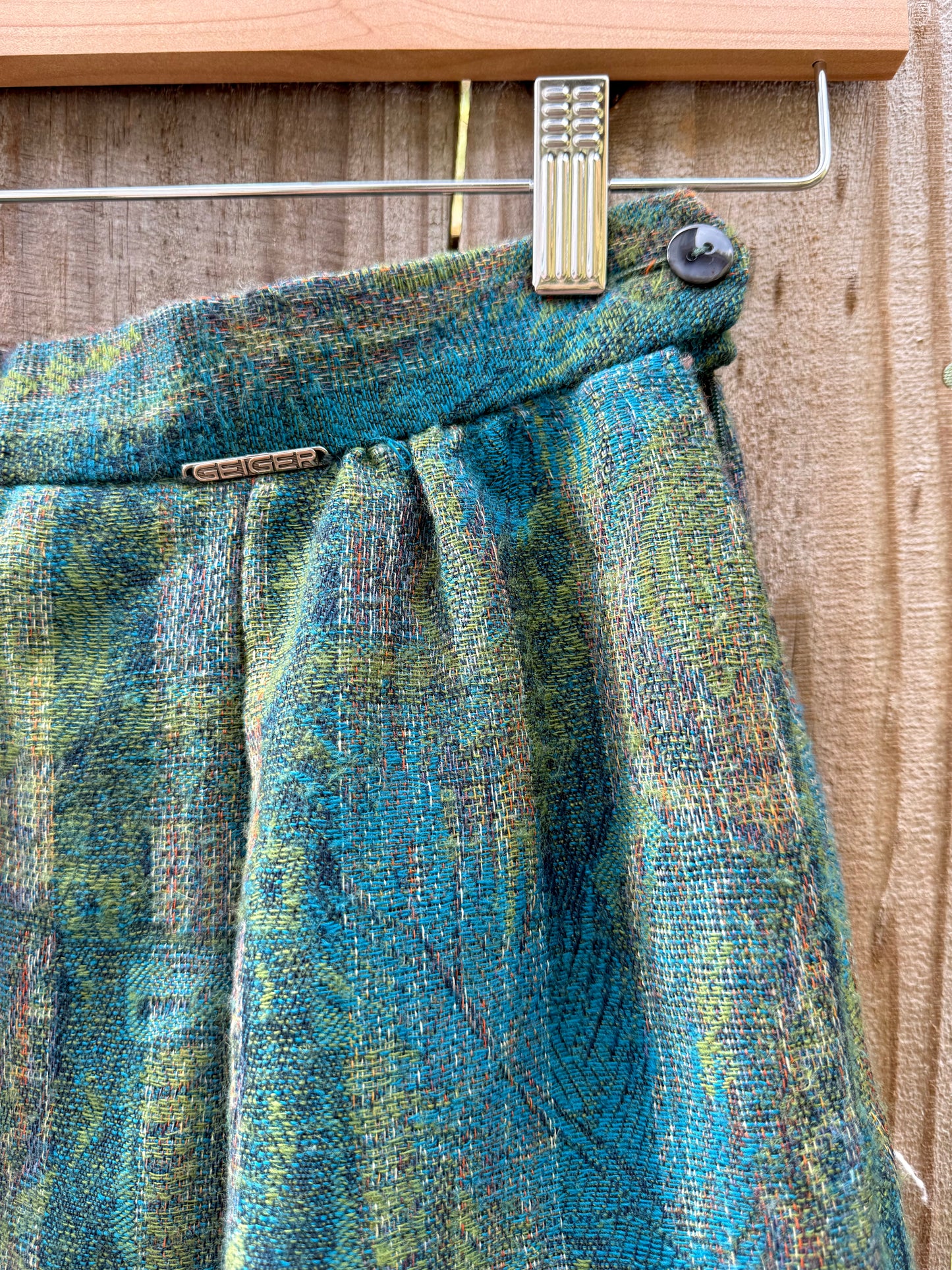 Vintage Geiger Wool Midi Skirt – Austrian Made