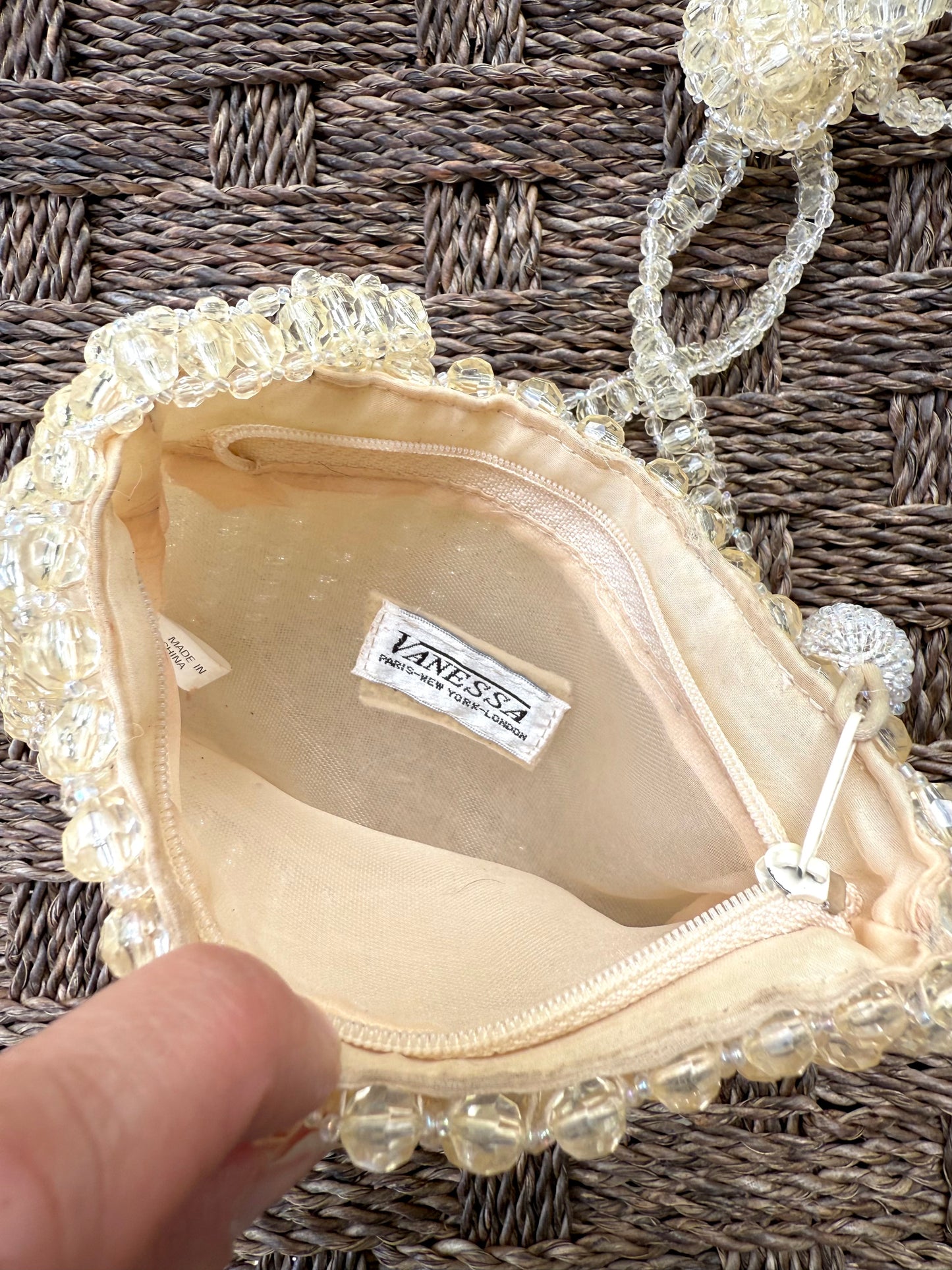 Vintage Vanessa Beaded Shoulder Bag