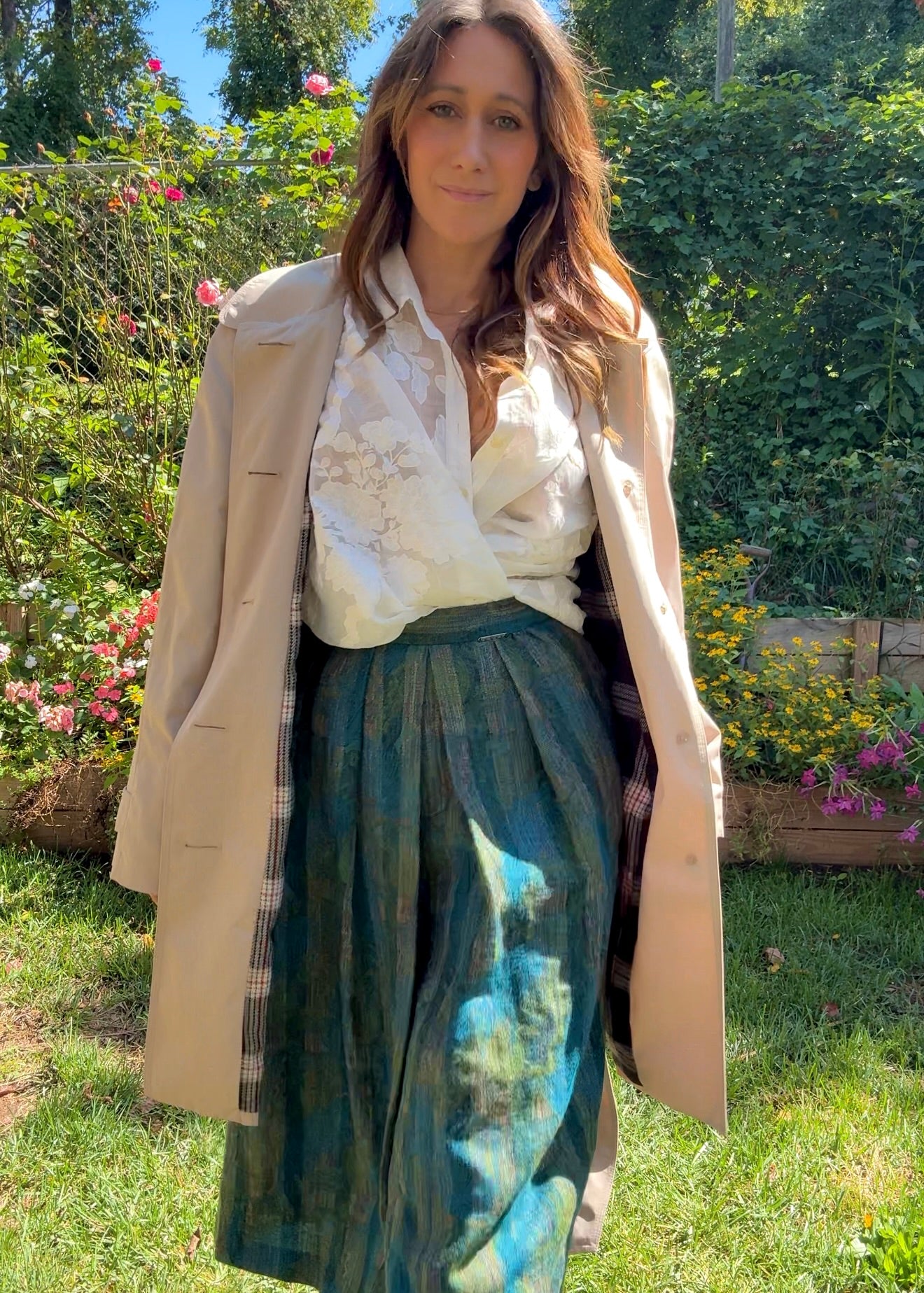 Vintage Geiger Wool Midi Skirt – Austrian Made