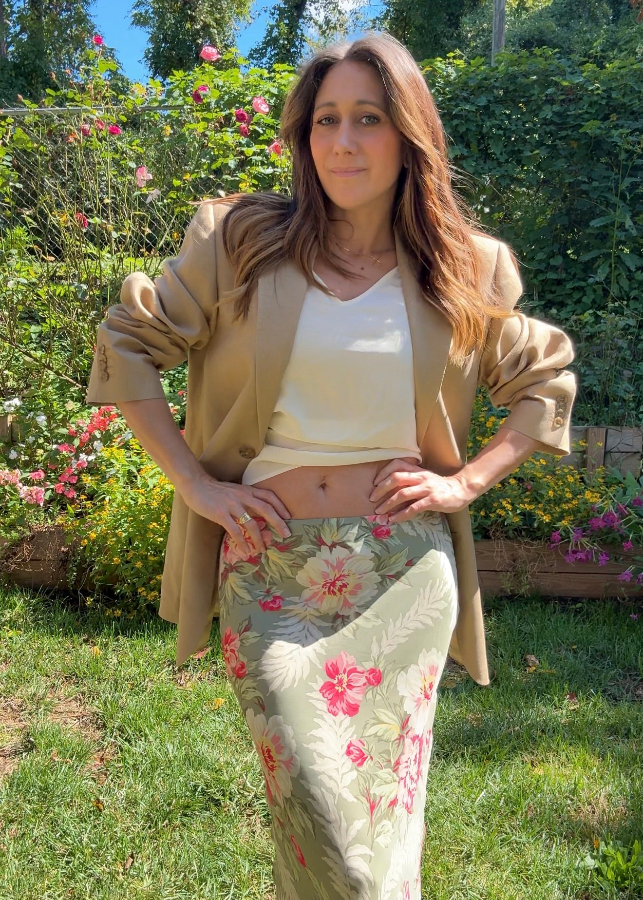 Slouchy Linen Borrowed Menswear Blazer