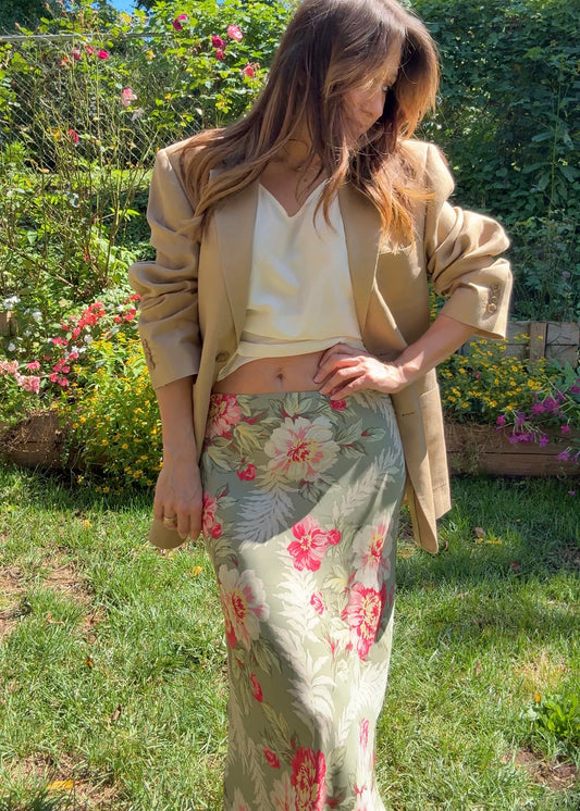 Slouchy Linen Borrowed Menswear Blazer