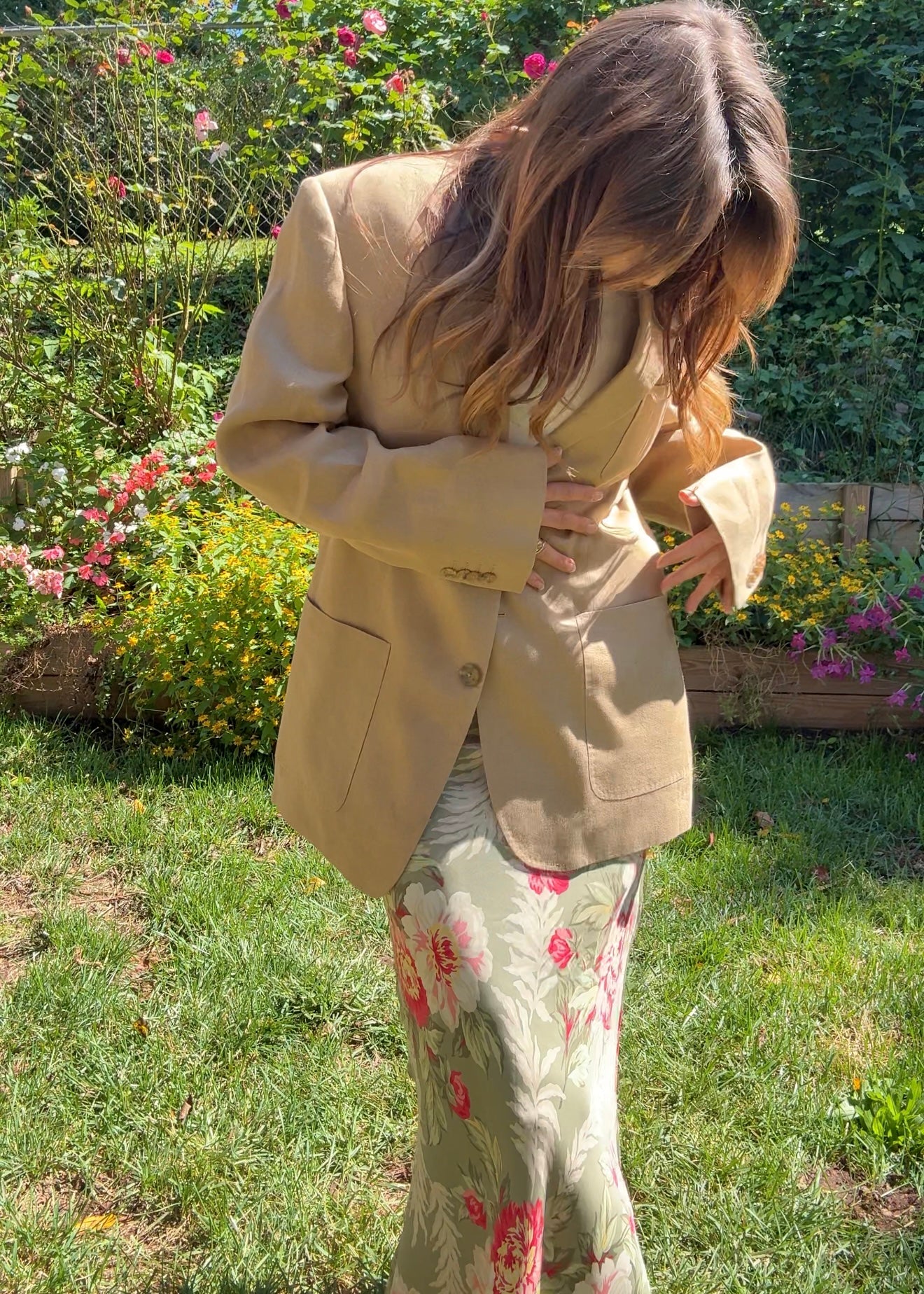 Slouchy Linen Borrowed Menswear Blazer