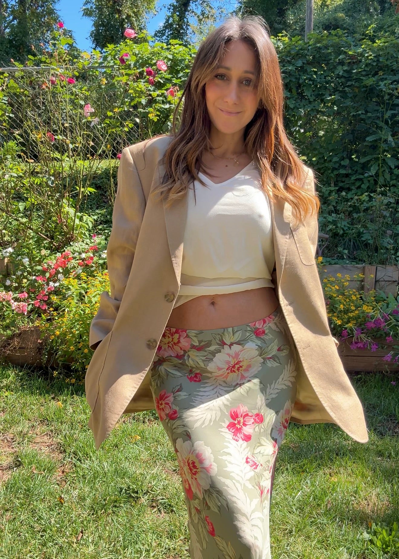 Slouchy Linen Borrowed Menswear Blazer