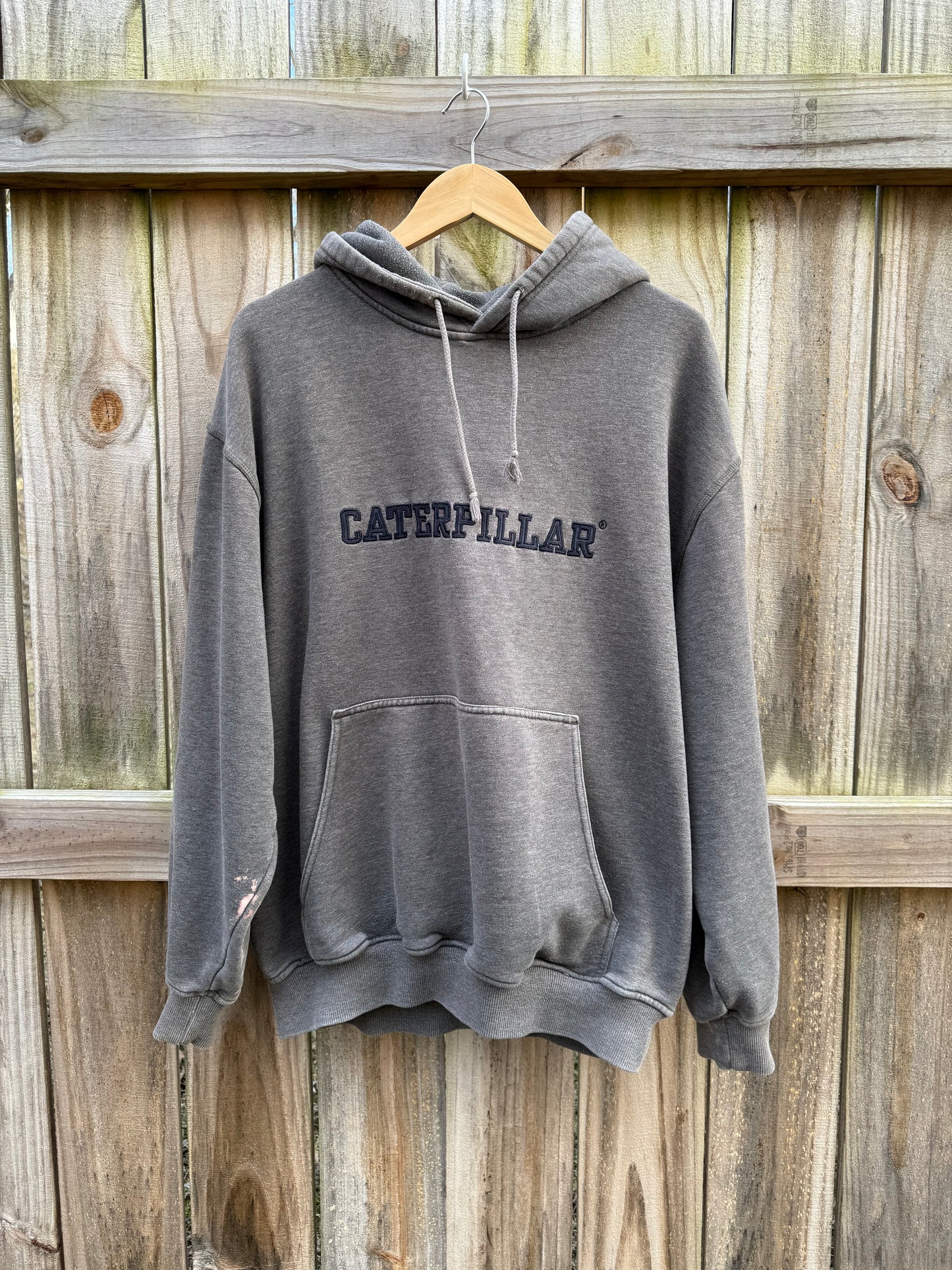 Vintage Caterpillar Faded Workwear Hoodie