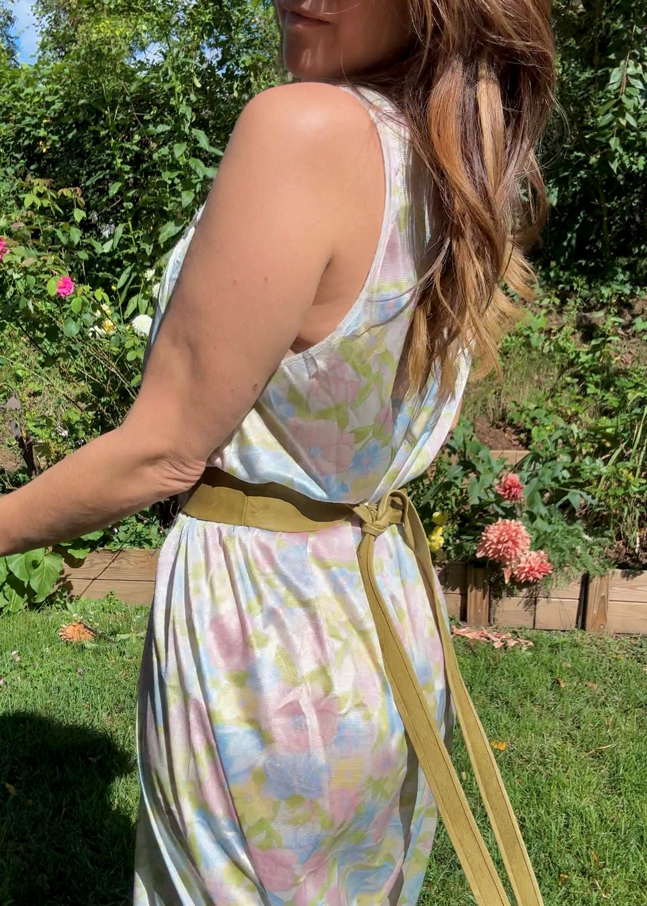 Olive Argentinian Leather Wrap Belt / ADA