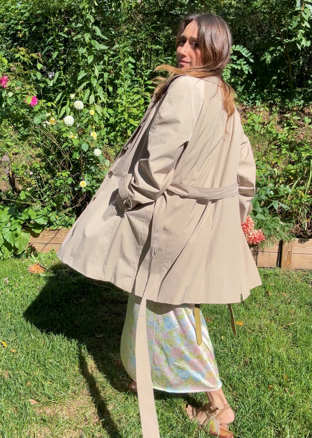 Vintage 1970s Vassarette Pastel Lace Slip Dress Nightgown (Maxi)