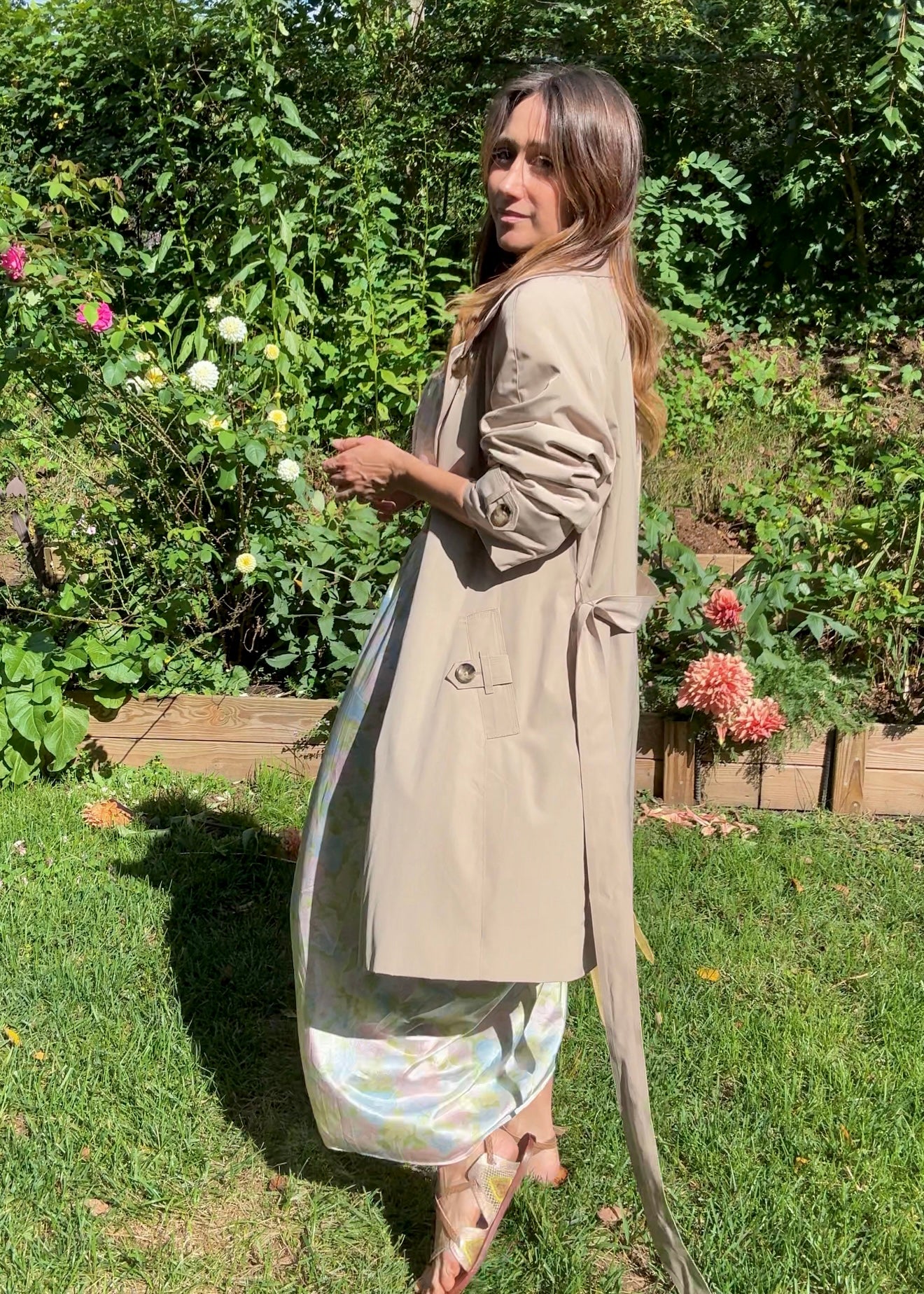 Vintage 1970s Vassarette Pastel Lace Slip Dress Nightgown (Maxi)