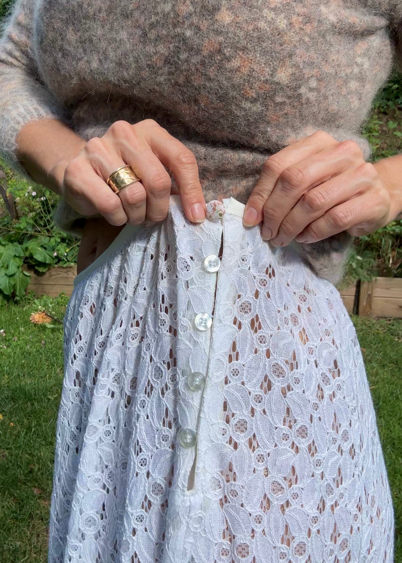 Sunday Honey Original Crochet Skirt