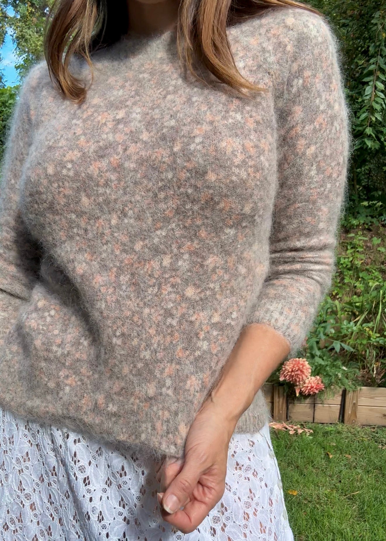 Italian Mohair-Blend Haze Sweater