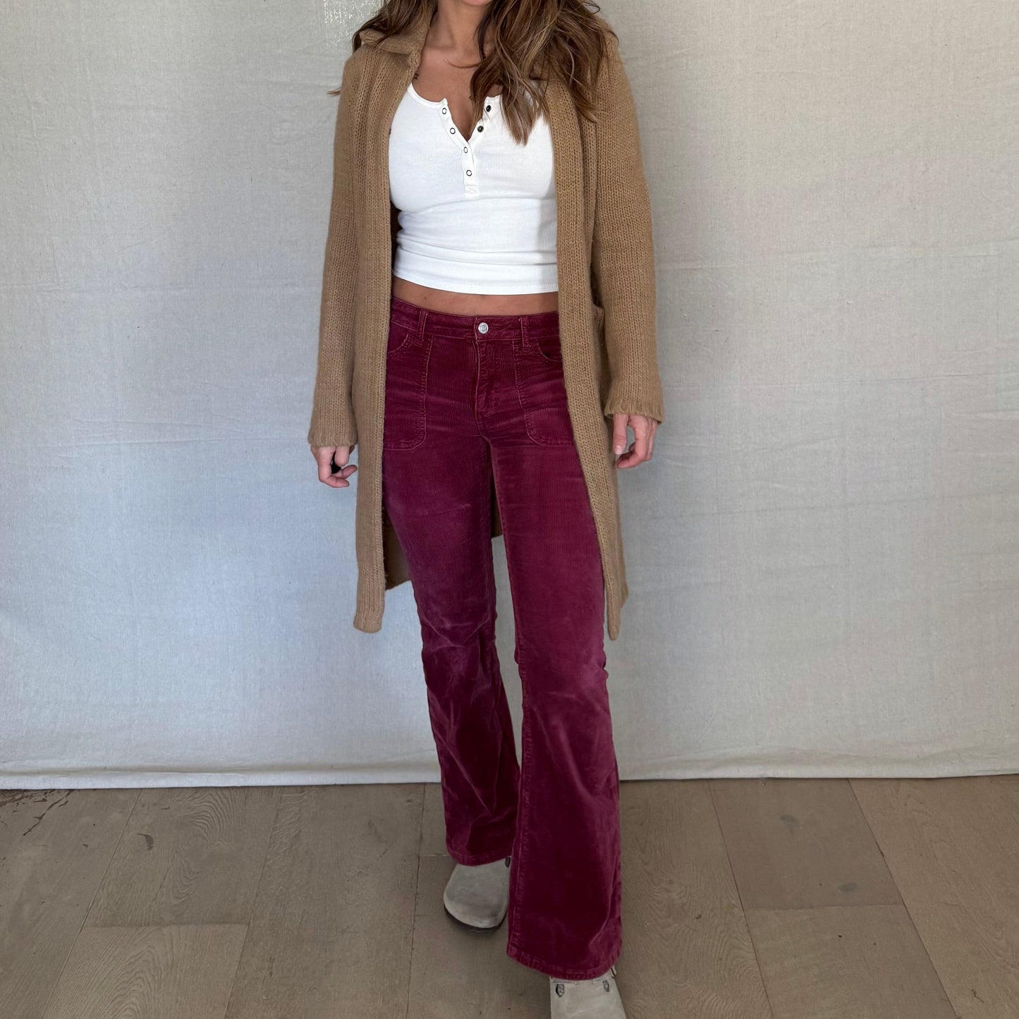 J.Crew Alpaca Knit Coatigan Camel Duster Cardigan