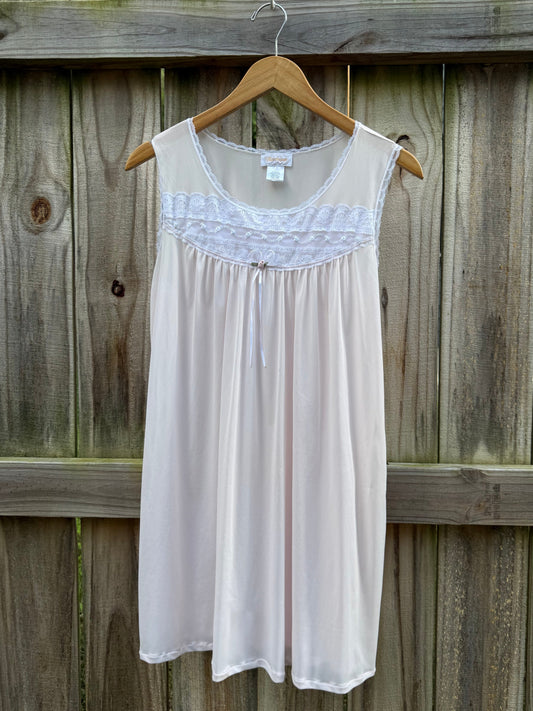 Vintage Barbizon Lace Mini Slip Dress