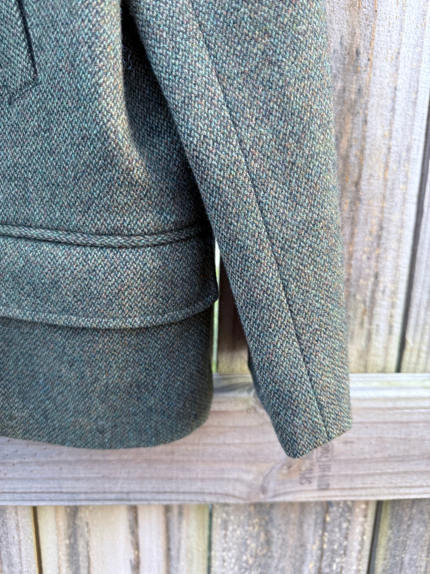 Ralph Lauren Olive Wool Petite Blazer