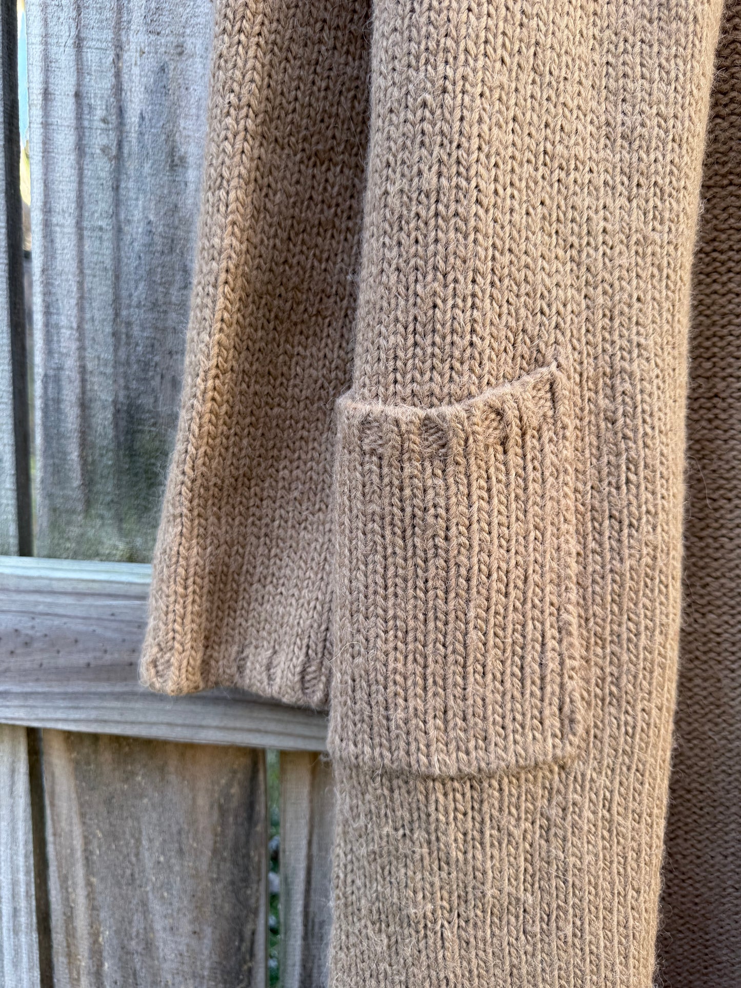 J.Crew Alpaca Knit Coatigan Camel Duster Cardigan
