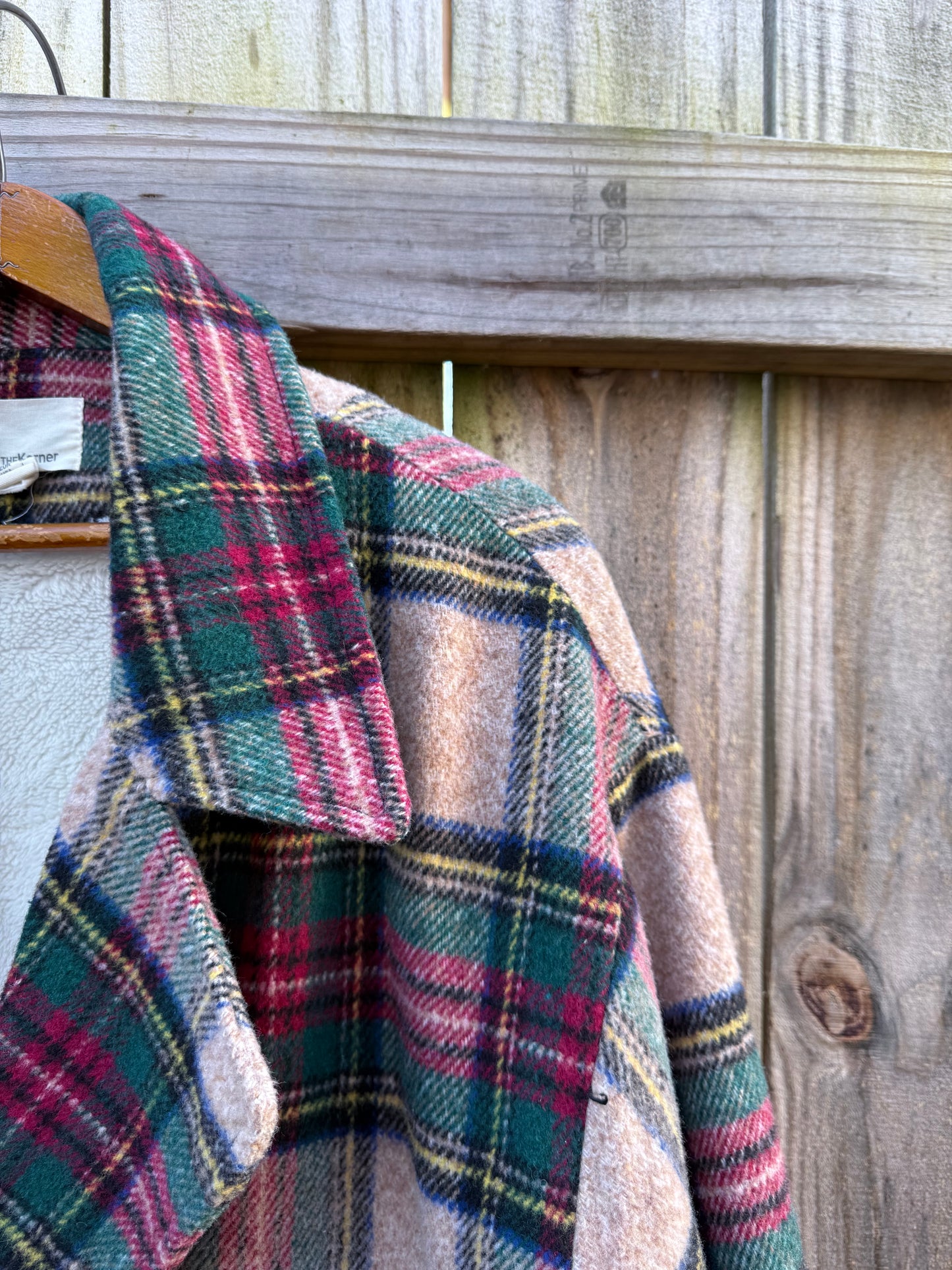 Soft Plaid Fleece-Lined Jacket