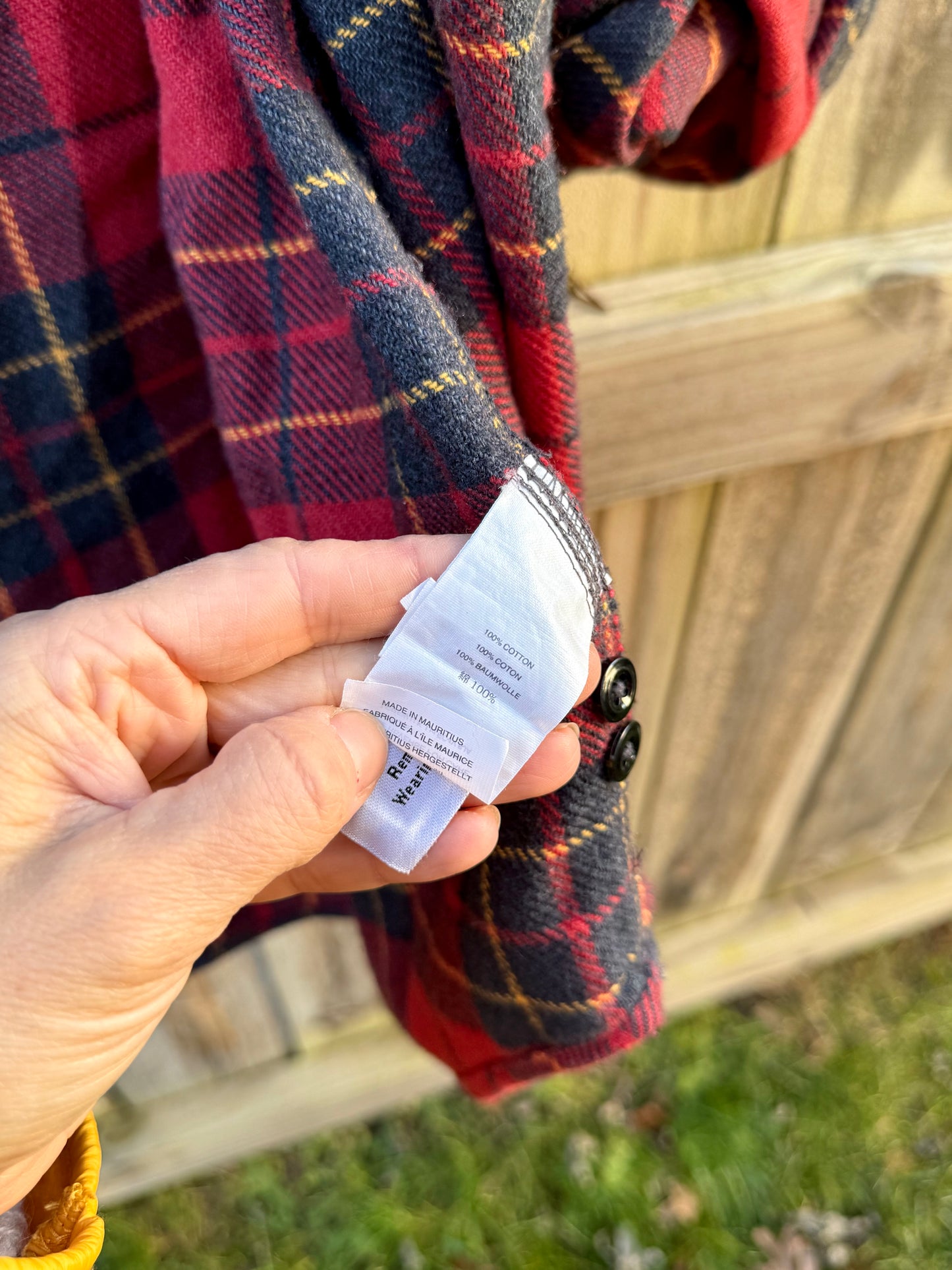 Vintage Wallace &; Barnes Plaid Flannel – 90s Workwear Layer