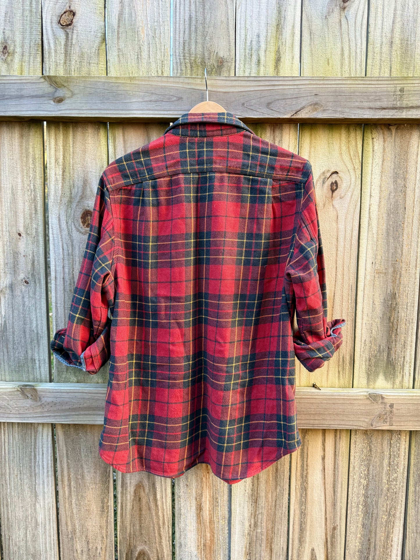 Vintage Wallace &; Barnes Plaid Flannel – 90s Workwear Layer